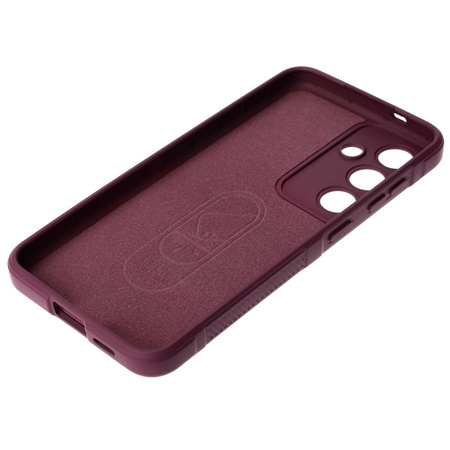 Pancerne etui Bizon Case Tur do Galaxy S24, burgundowe