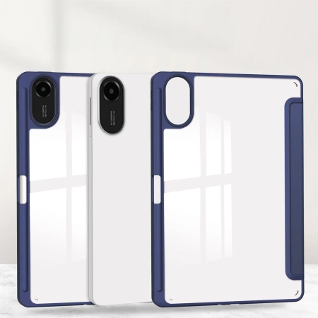 Etui z klapką Bizon Case Tab Clear Matt do Xiaomi Redmi Pad 2, granatowe