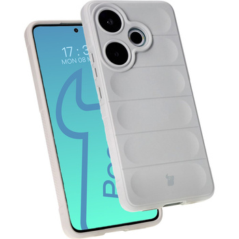 Pancerne etui Bizon Case Tur do Xiaomi Poco F6, jasnoszare