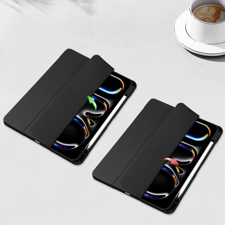 Etui Bizon Case Tab Clear Matt do iPad Pro 13" 7 gen. 2024, czarne