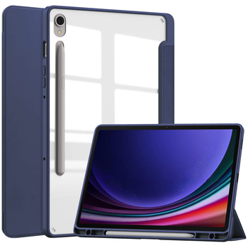 Etui Bizon Case Tab Clear Matt do Galaxy Tab S9, granatowe