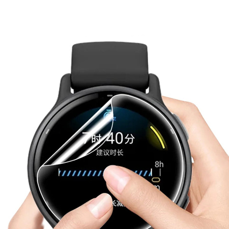 Folia hydrożelowa na ekran Bizon Glass Watch Hydrogel Duo do Garmin Vivoactive 6 / 5, 2 sztuki