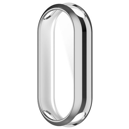 Etui Bizon Case Watch Felipe do Xiaomi Mi Smart Band 8, srebrne