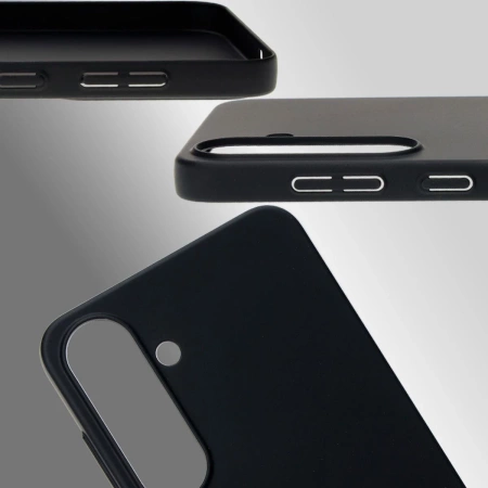 Etui Bizon Case Łupka do Galaxy S25 Plus, czarne