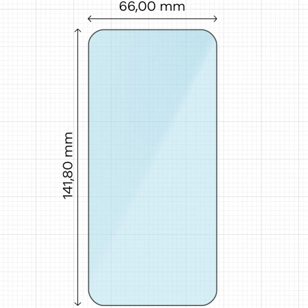 Szkło ochronne 2.5D Bizon Smart Glass do iPhone 15 / 16, 3 sztuki