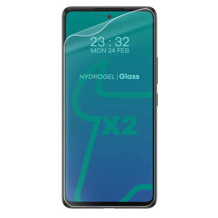 Folia hydrożelowa na ekran Bizon Glass Hydrogel Front Duo do Galaxy A53 5G, 2 sztuki