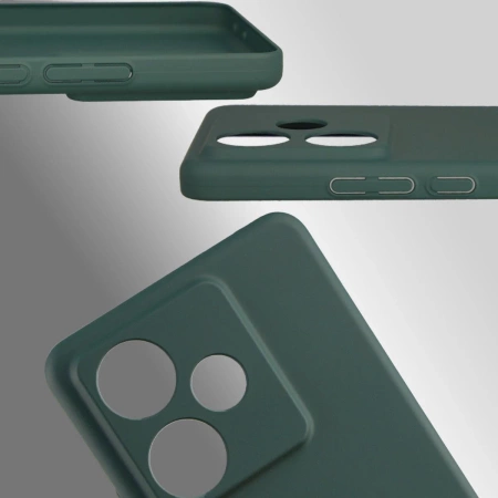 Etui Bizon Case Łupka do Realme GT 7 / 7T, zielone