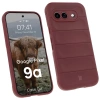 Pancerne etui Bizon Case Tur do Google Pixel 9a, burgundowe
