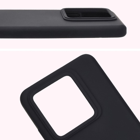 Silikonowe etui Bizon Soft Case do Realme GT 7 Pro, czarne