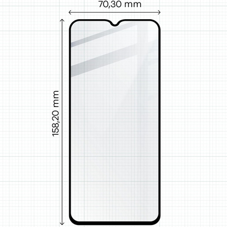 Szkło hartowane Bizon Glass Edge 2 do Oppo A38, czarne