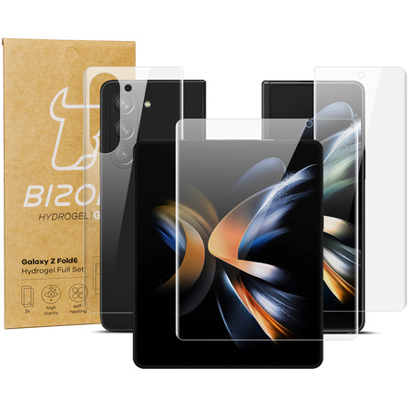 Folia hydrożelowa na tył, przód i środek Bizon Glass Hydrogel Set, Galaxy Z Fold6