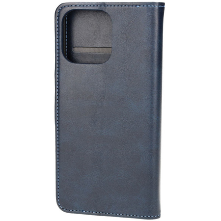 Etui z klapką Bizon Case Pocket do iPhone 16 Pro Max, granatowe
