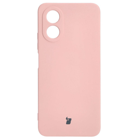 Etui Bizon Case Silicone do Oppo A38 4G, jasnoróżowe