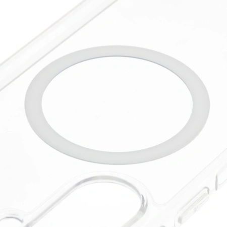 Etui z pierścieniem magnetycznym Bizon Case CrystalO do Galaxy A37 5G / A36 5G, przezroczyste