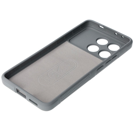 Pancerne etui Bizon Case Tur do Xiaomi Poco X6 Pro, jasnoszare