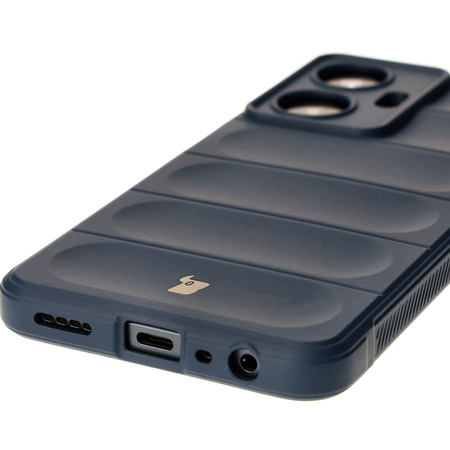 Pancerne etui Bizon Case Tur do Realme C55, granatowe