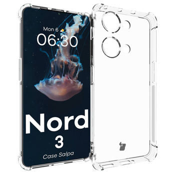 Elastyczne etui Bizon Case Salpa do OnePlus Nord 3, przezroczyste