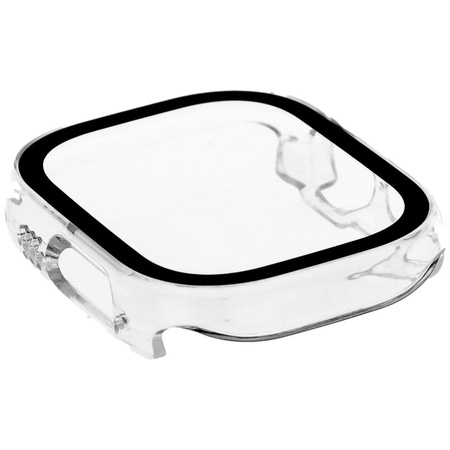 Etui Bizon Case Watch Adamo do Apple Watch Ultra 49mm, przezroczyste