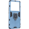 Etui Bizon Case Armor Ring do Vivo X80 Pro, niebieskie