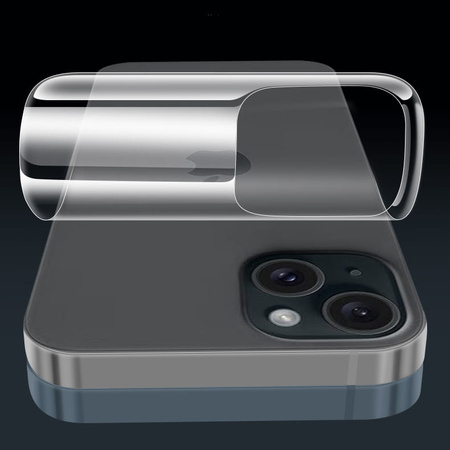 Folia hydrożelowa na tył Bizon Glass Hydrogel Back Duo, iPhone 15 Plus, 2 sztuki