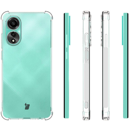Elastyczne etui Bizon Case Salpa do Oppo A78 4G, przezroczyste