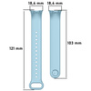 Pasek Bizon Strap Watch Dots do Xiaomi Mi Smart Band 8, błękitny