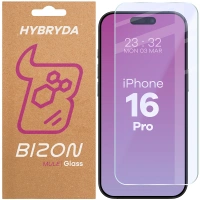Elastyczne szkło hybrydowe Bizon Glass Mule do iPhone 16 Pro
