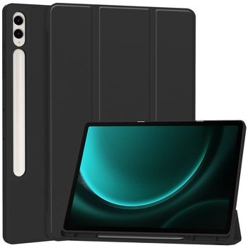 Etui Bizon Case Tab Lizard do Galaxy Tab S9 FE Plus, czarne