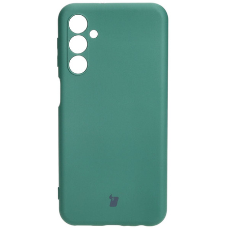 Etui Bizon Case Silicone do Galaxy M34 5G, ciemnozielone