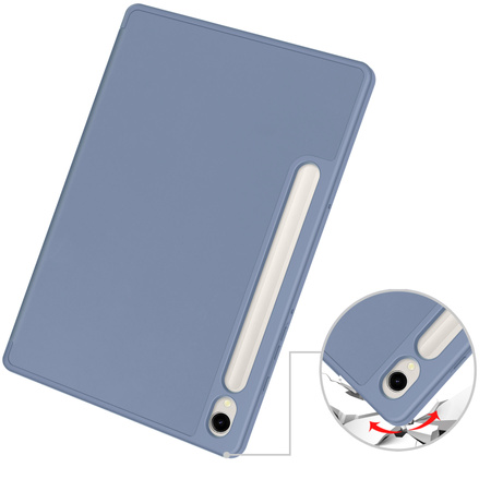 Etui Bizon Case Tab Lizard do Samsung Galaxy Tab S9, szare