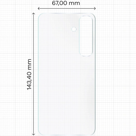 Folia hydrożelowa na tył Bizon Glass Hydrogel Back do Galaxy S25, 1 sztuka