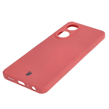 Etui Bizon Case Silicone Sq do Oppo A98 5G, brudny róż