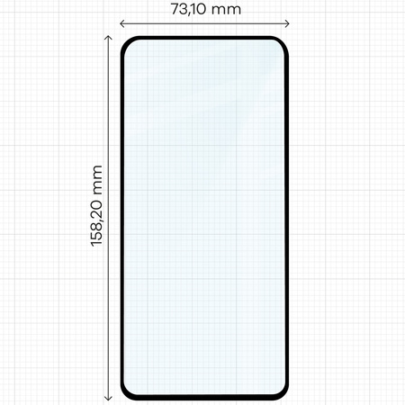 Szkło hartowane Bizon Glass Edge 3D do Oppo Find X8 Pro, czarna ramka