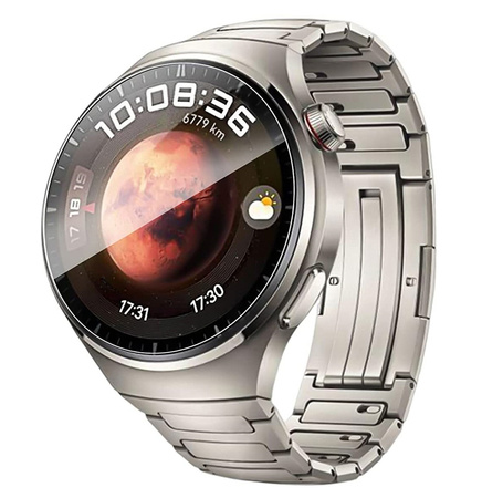 Folia hydrożelowa na ekran Bizon Glass Watch Hydrogel Duo do Huawei Watch 4 Pro / 4 Pro Space Edition, 2 sztuki