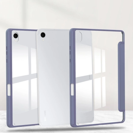 Etui z klapką Bizon Case Tab Clear Matt do Galaxy Tab S11, lawendowe