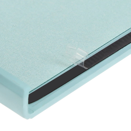 Etui Bizon Case Silicone Ring Sq do Samsung Galaxy Z Flip5, turkusowe