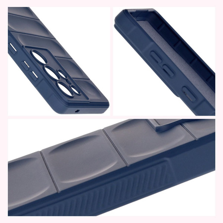 Pancerne etui Bizon Case Tur do Galaxy S25 Ultra, granatowe