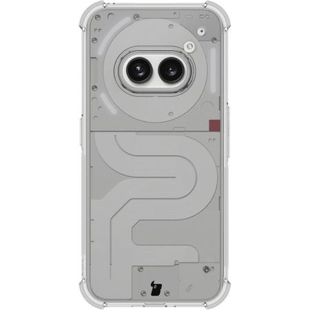 Etui + 2x szkło + obiektyw Bizon Case Clear Pack do Nothing Phone (2a), przezroczyste