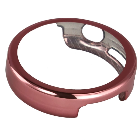 Etui z osłoną ekranu Bizon Case Watch Felipe do Huawei Watch GT6 41 mm, różowe