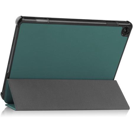Etui Bizon Case Tab Croc do Lenovo Tab M10, ciemnozielone