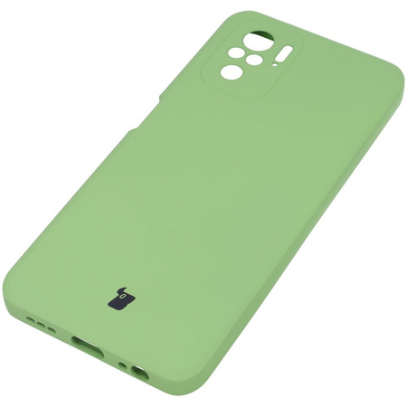 Etui Bizon Case Silicone do Xiaomi Poco M5S / Redmi Note 10 / 10S, jasnozielone