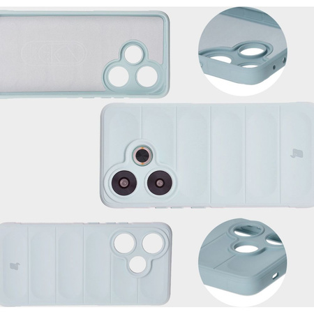 Pancerne etui Bizon Case Tur do Xiaomi Poco F6, jasnoniebieskie