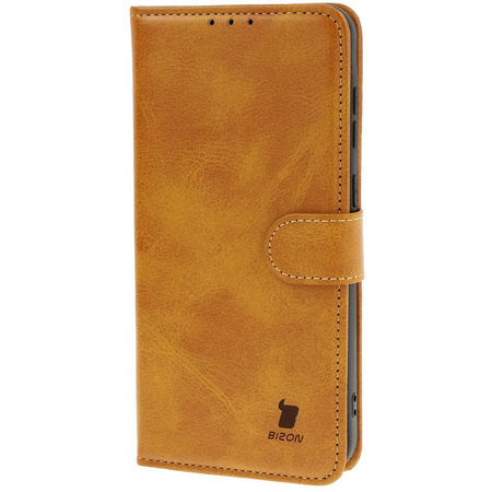 Etui z klapką Bizon Case Pocket do Galaxy A56 5G, brązowe