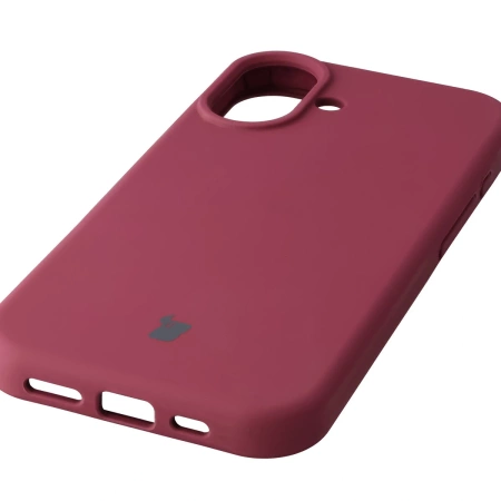 Silikonowe etui Bizon Soft Case do iPhone 17, ciemnofioletowe