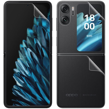 Folia hydrożelowa na tył i przód Bizon Glass Hydrogel, Oppo Find N2 Flip