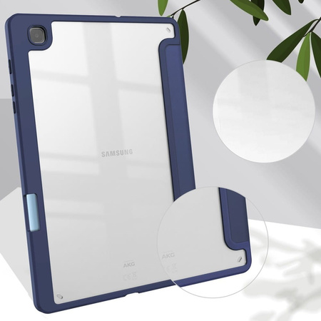 Etui Bizon Case Tab Clear Matt do Samsung Galaxy Tab S6 Lite 2024/2022/2020, granatowe