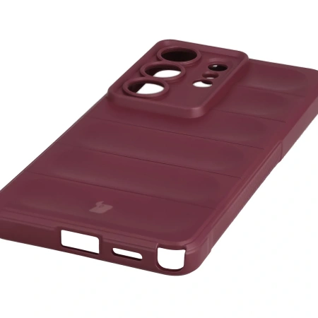 Pancerne etui Bizon Case Tur do Galaxy S26 Ultra, burgundowe