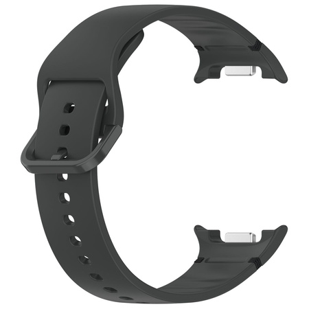 Silikonowy pasek Bizon Strap Watch Silicone do Galaxy Watch Ultra 47 mm, żółty