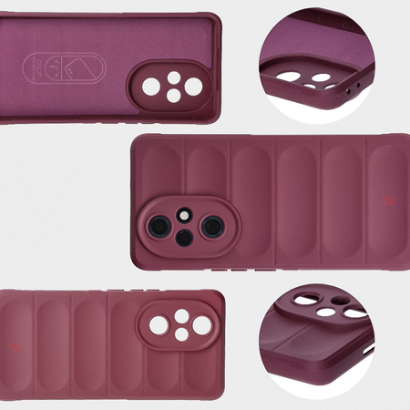 Pancerne etui Bizon Case Tur do Honor 200 Pro, ciemnofioletowe