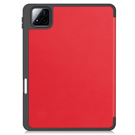 Etui z klapką Bizon Case Tab Lizard do Xiaomi Pad 7 / 7 Pro, czerwone